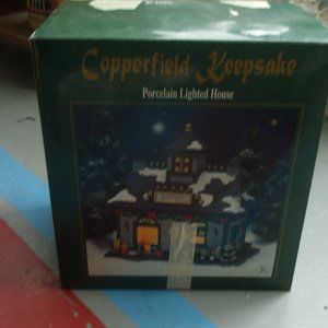 Copperfield Keepsake Christmas village light up house Depot